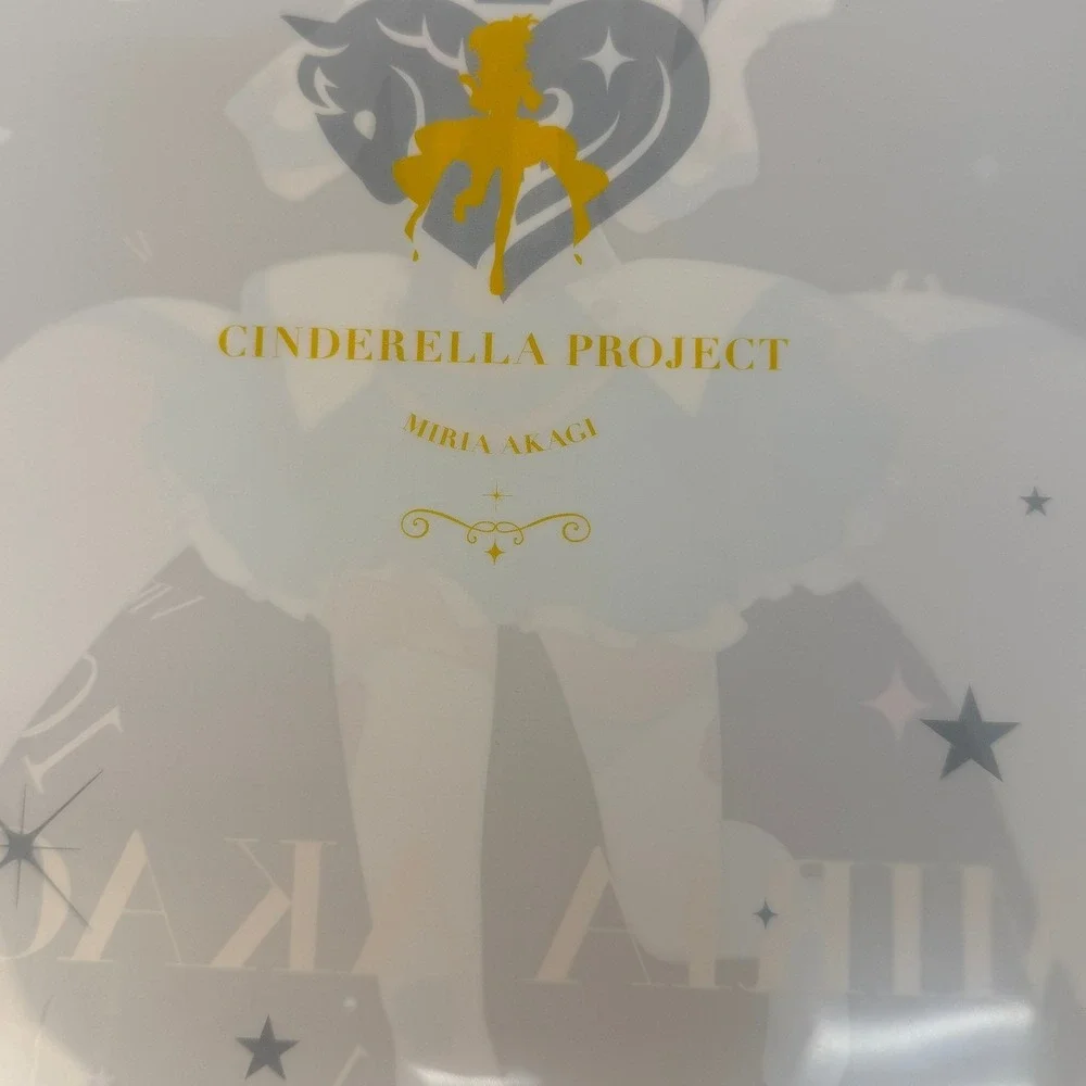 The Idolmaster Cinderella Girls Clear File Folder Lot 3 Miria Akagi Rika Japan